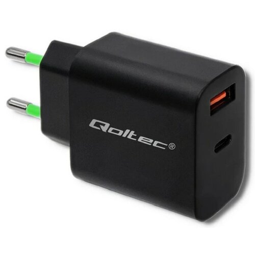 Ładowarka sieciowa QOLTEC 51713 18W Czarny