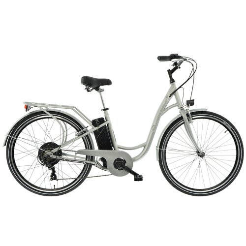 Rower elektryczny SKYMASTER Energy Eco D18 28 cali damski Jasnografitowy