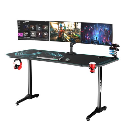 Biurko gamingowe ULTRADESK Frag XXL Niebieski