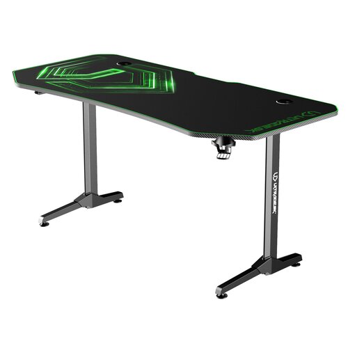Biurko ULTRADESK Frag XXL Zielono-czarny