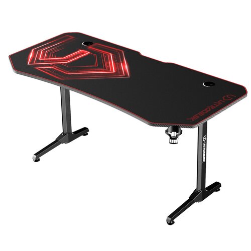 Biurko gamingowe ULTRADESK Frag XXL Czerwony