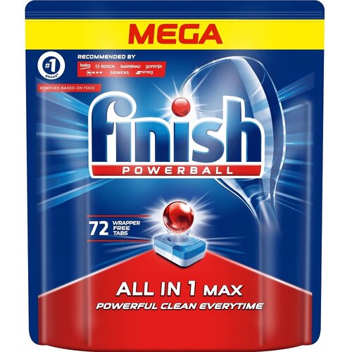 Tabletki do zmywarek FINISH All-in-1 Max 72 szt.