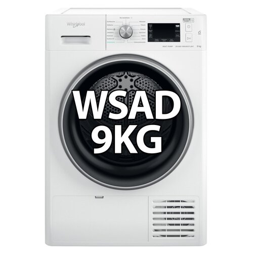 Suszarka WHIRLPOOL FFT M22 9X2BS PL z pompą ciepła 9 kg FreshCare+