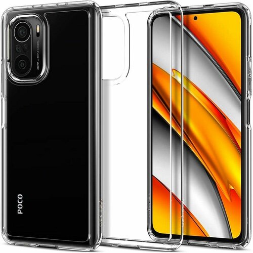 Etui SPIGEN Ultra Hybrid do Xiaomi Poco F3/Mi 11i Przezroczysty