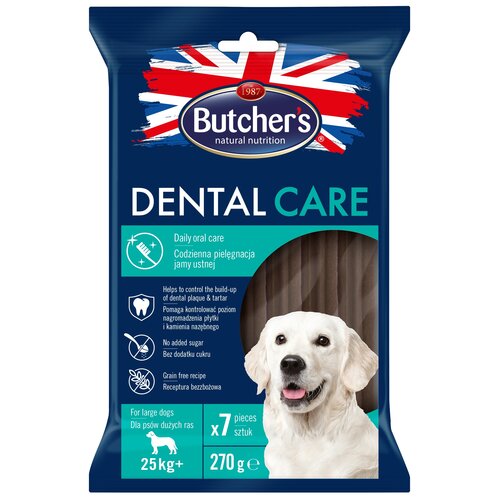 Przysmak dla psa BUTCHER'S Dental Care Large 270 g