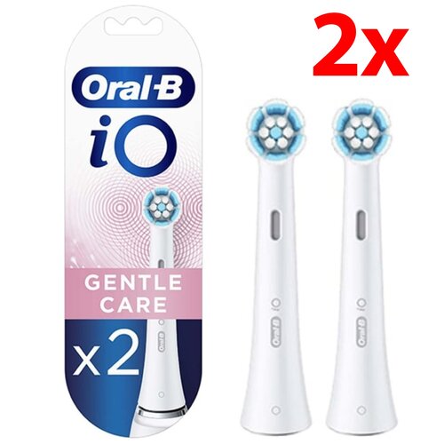 Oryginalna końcówka szczoteczki ORAL-B iO Gentle Care Biały (2 szt.) (Delikatna pielęgnacja)