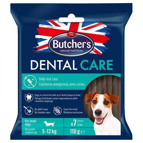 Przysmak dla psa BUTCHER'S Dental Care Small 110 g