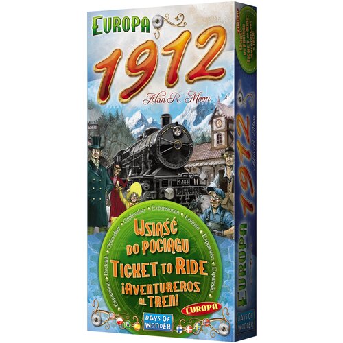 Gra planszowa REBEL Wsiąść do Pociągu Europa 1912