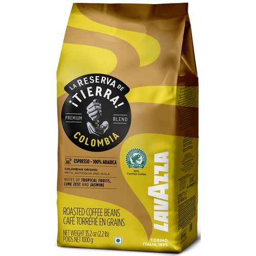 Kawa ziarnista LAVAZZA Tierra Columbia Espresso 1 kg