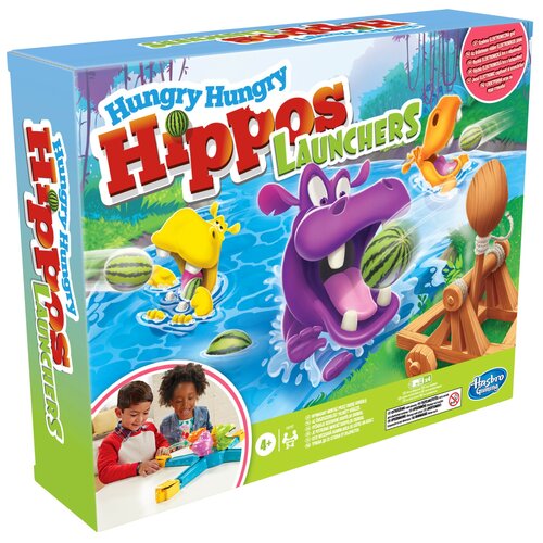Gra zręcznościowa HASBRO Hungry Hippos Launchers