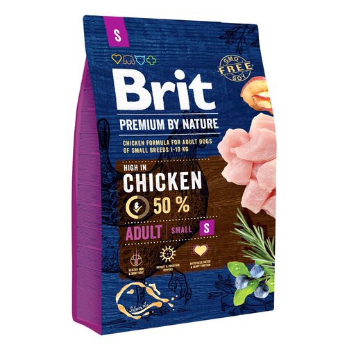 Karma dla psa BRIT Premium By Nature Kurczak 3 kg