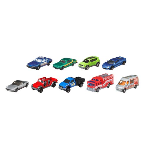 Samochody Matchbox X7111 (9 szt.)