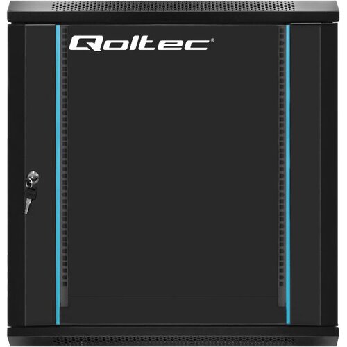 Szafa RACK QOLTEC 19" 12U 54464 600 x 450 mm, Wisząca Czarny