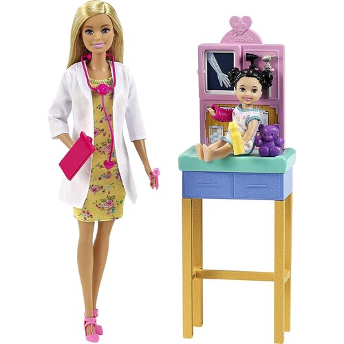 Lalka Barbie Kariera Pediatra GTN51