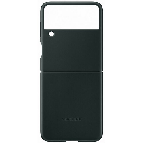 Etui SAMSUNG Leather Cover do Galaxy Z Flip 3 EF-VF711LGEGWW Zielony
