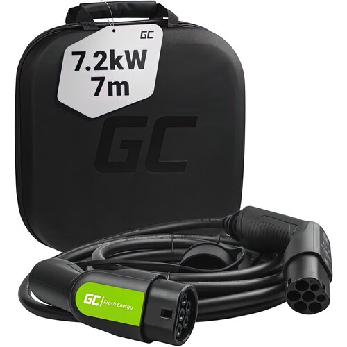 Kabel do ładowania samochodu elektrycznego GREEN CELL GC EV10 gniazdo Typ 2 - wtyk Typ 2