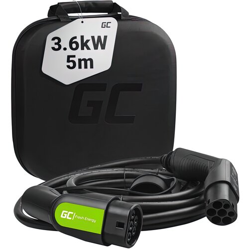 Kabel do ładowania samochodu elektrycznego GREEN CELL GC EV13 gniazdo Typ 2 - wtyk Typ 2