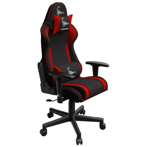 Fotel GEMBIRD Scorpion Czarno-czerwony