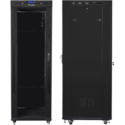 Szafa RACK LANBERG 19" 37U FF01-6837-12BL 600 x 800 mm, Stojąca Czarny