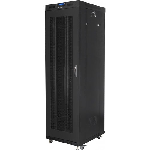Szafa RACK LANBERG 19" 42U FF01-6842-23BL 600 x 800 mm, Stojąca Czarny