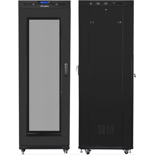 Szafa RACK LANBERG 19" 37U FF01-6837-23BL 600 x 800 mm, Stojąca Czarny