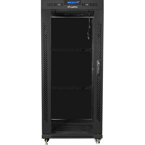 Szafa RACK LANBERG 19" 27U FF01-6827-12BL 600 x 800 mm, Stojąca Czarny