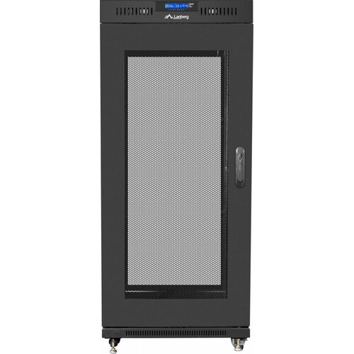 Szafa RACK LANBERG 19" 27U F01-6827-23BL 600 x 800 mm, Stojąca Czarny