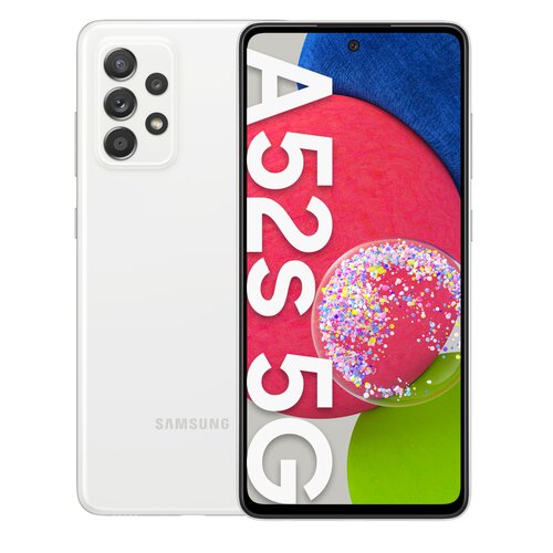 Smartfon SAMSUNG Galaxy A52s 6/128GB 5G 6.5" 120Hz Biały SM-A528