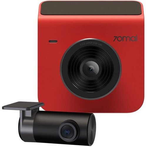 Wideorejestrator 70MAI A400 + kamera tylna RC09 Czerwony