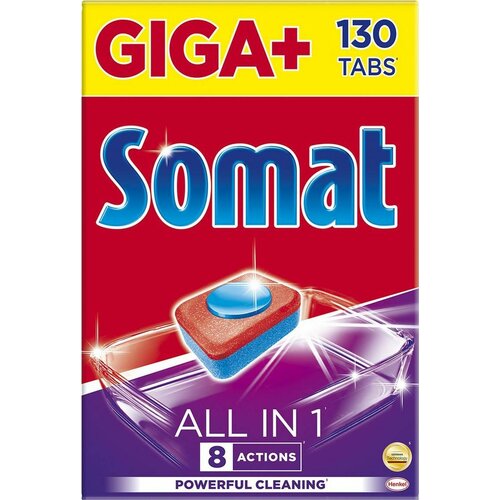 Tabletki do zmywarek SOMAT All-in-One 130 szt.