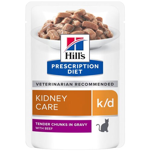 Karma dla kota HILL'S Prescription Diet K/D Kidney Care Wołowina 85 g