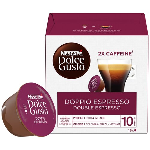 Kapsułki NESCAFE Doppio Espresso do ekspresu Nescafe Dolce Gusto