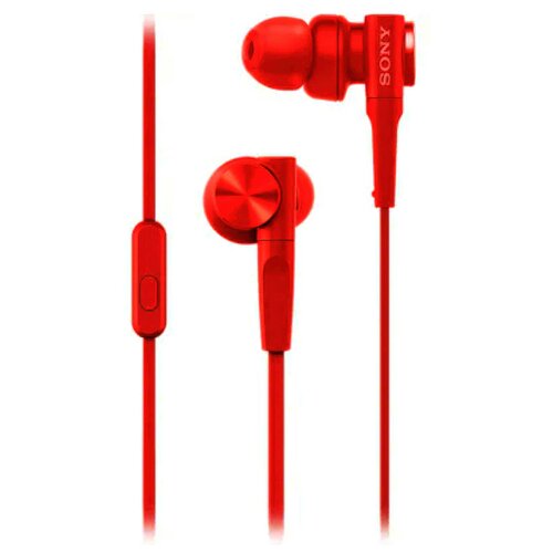 Słuchawki dokanałowe SONY MDR-XB55AP Czerwony
