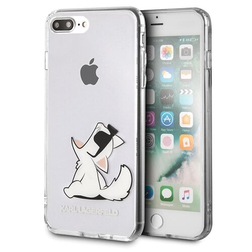 Etui KARL LAGERFELD Choupette Fun do Apple iPhone 7/8 Plus Przezroczysty
