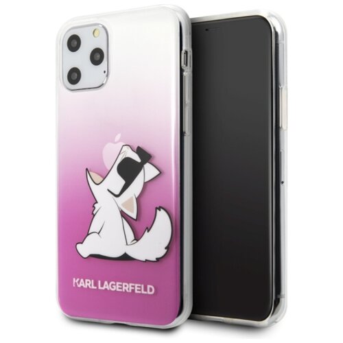 Etui KARL LAGERFELD Choupette Fun do Apple iPhone 11 Pro Max Różowy