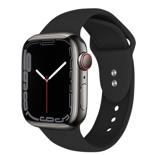 Pasek CRONG Liquid do Apple Watch (38/40/41/42mm) Czarny