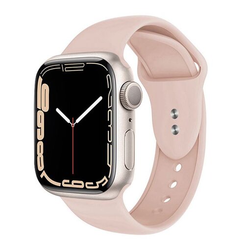 Pasek CRONG Liquid do Apple Watch (44/45/46/49mm) Piaskowy róż