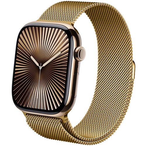 Pasek CRONG Milano Steel do Apple Watch (38/40/41/42mm) Złoty