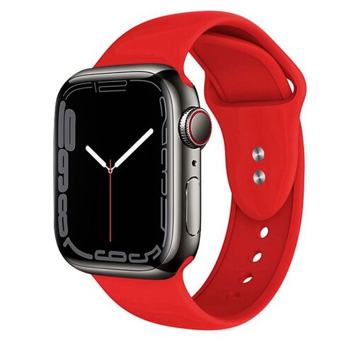 Pasek CRONG Liquid do Apple Watch (44/45/46/49mm) Czerwony