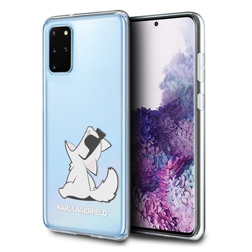 Etui KARL LAGERFELD Choupette Fun Samsung Galaxy S20+ Przezroczysty