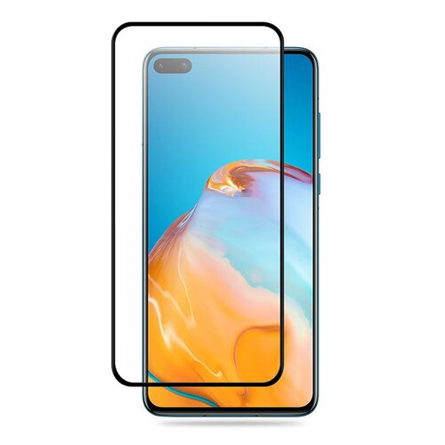 Szkło hartowane CRONG 3D Armour Glass do Huawei P40 + ramka instalacyjna