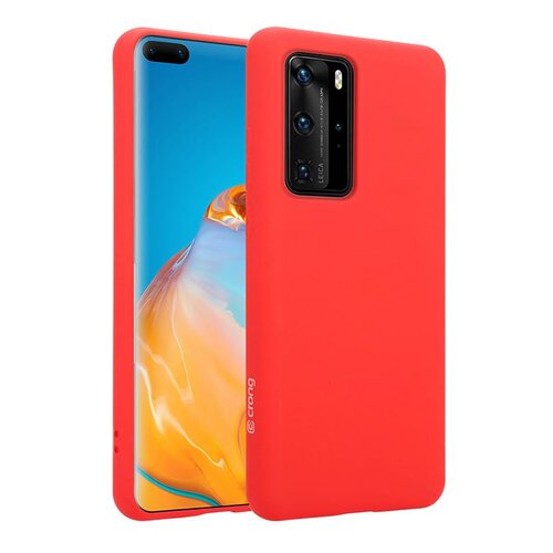 Etui CRONG Color Cover do Huawei P40 Pro Czerwony