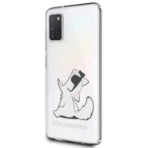 Etui KARL LAGERFELD Choupette Fun do Samsung Galaxy A31 Przezroczysty