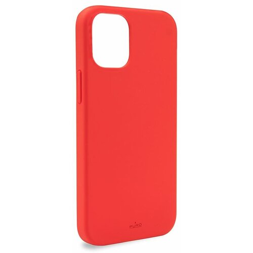 Etui PURO Icon Anti-Microbial do Apple iPhone 12 Mini Czerwony