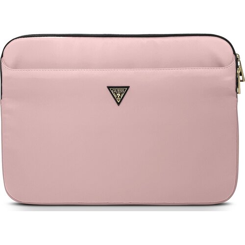 Etui na laptopa GUESS Nylon Triangle 13 cali Różowy
