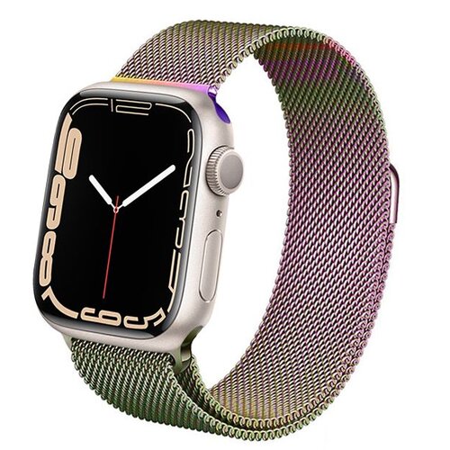 Pasek CRONG Milano Steel do Apple Watch (38/40/41mm) Wielokolorowy