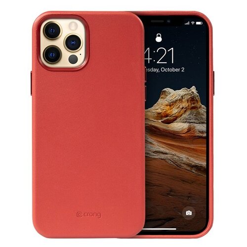 Etui CRONG Essential Cover do Apple iPhone 12 Pro Max Czerwony