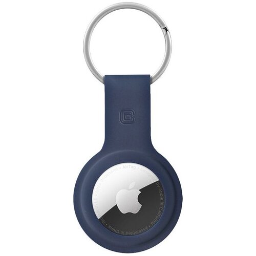 Brelok CRONG Silicone Case Key Ring do Apple AirTag Granatowy