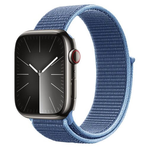 Pasek CRONG Nylon do Apple Watch (44/45/46/49mm) Granatowy
