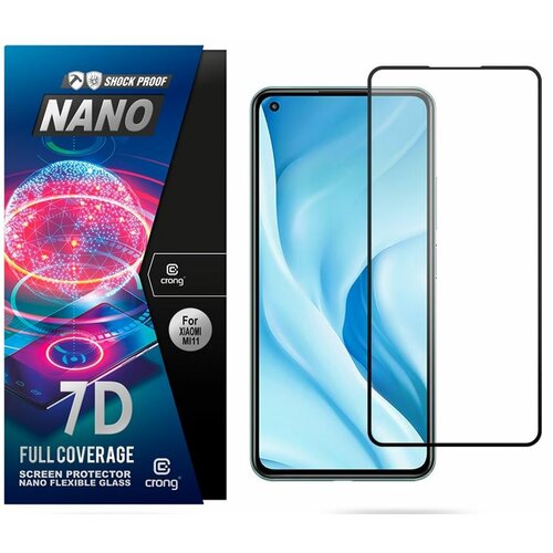 Szkło hybrydowe CRONG 7D Nano Flexible Glass do Xiaomi Mi 11 Lite 5G